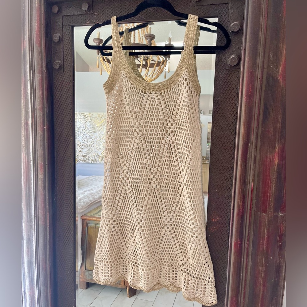 Boston Proper Crotchet Dress/Swim Cover Up (Size 0)